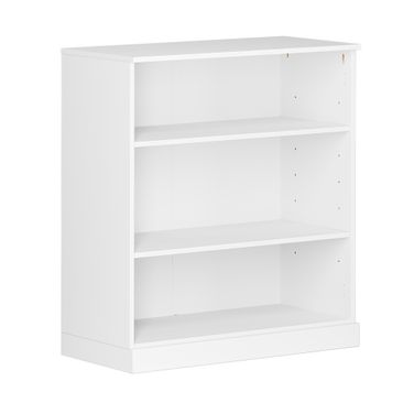Solid Wood 32" Bathroom Storage Cabinet With Adjustable Shelves In White