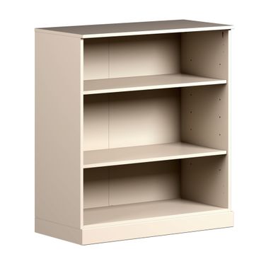 Solid Wood 32" Modular Pantry Cabinet With Adjustable Shelves In Beige