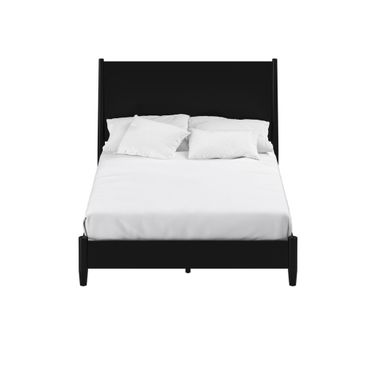 Solid Wood California King Bed Frame In Black