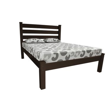 Solid Wood Queen Bed Frame In Brown