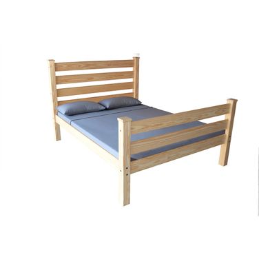 Solid Wood Queen Bed Frame In Natural