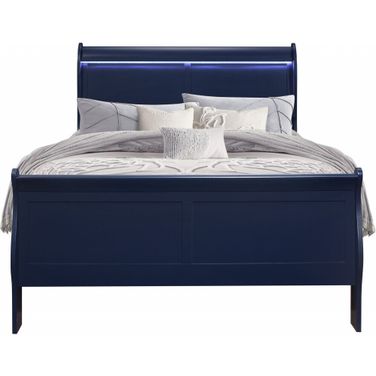 Solid Wood Standard Upholstered Bed