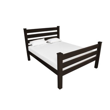 Solid Wood Twin Bed Frame In Brown