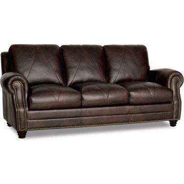 Solomon Italian Leather Sofa (Choca)