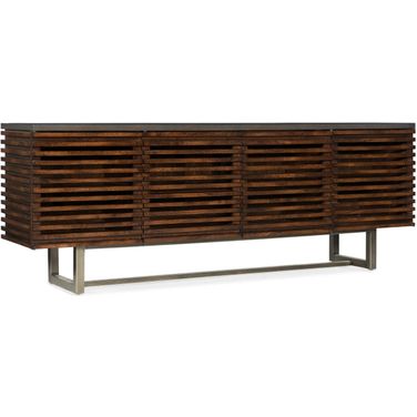 5657-55 Solstice Medium Wood 78" Entertainment Console
