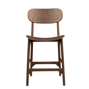 Solvang Wood Counter Stool In Carbonite