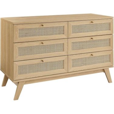 Soma 6 Drawer Dresser In Oak