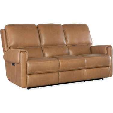 Somers Power Sofa with Power Headrest In Brown