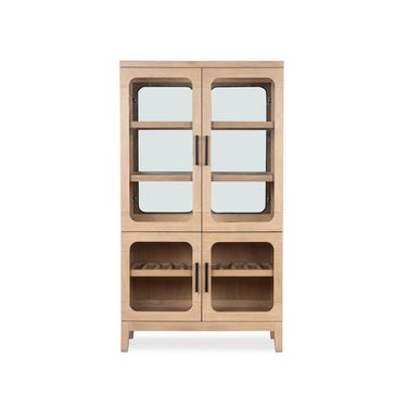 Somerset Buffet Curio In Butternut