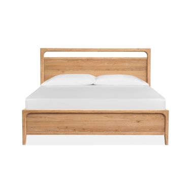 Somerset King Panel Bed In Butternut