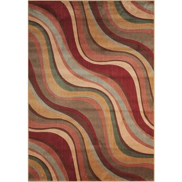 Somerset Multicolor 9'6" x 13' Modern Area Rug