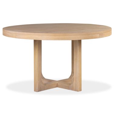 Somerset Round Dining Table In Butternut