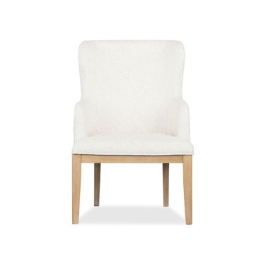 Somerset Upholstered Arm Chair Set of 2 In Butternut