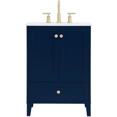 Sommerville 24 Inch Single Bathroom Vanity In Blue