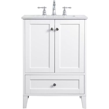 Sommerville 24 Inch Single Bathroom Vanity In White