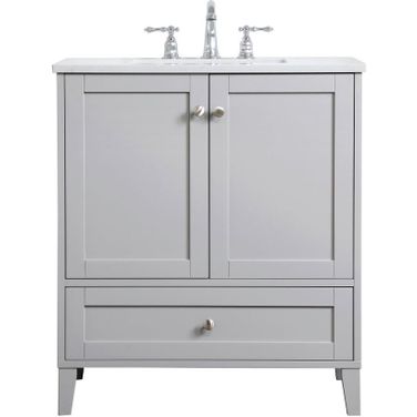 Sommerville 30 Inch Single Bathroom Vanity In Grey