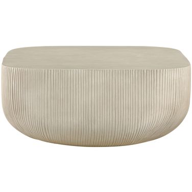 Sonara Concrete Coffee Table In Beige