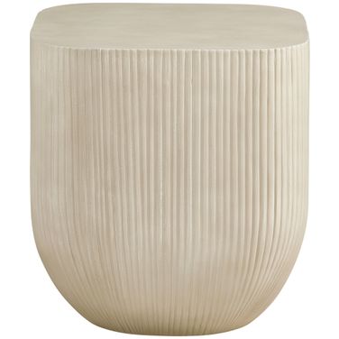 Sonara Concrete End Table In Beige