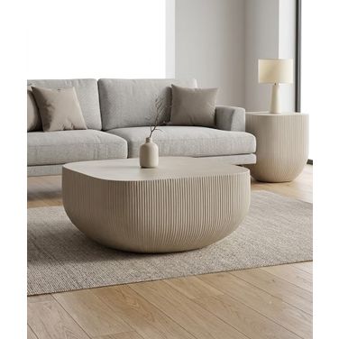 Sonara Occasional Table Set In Beige