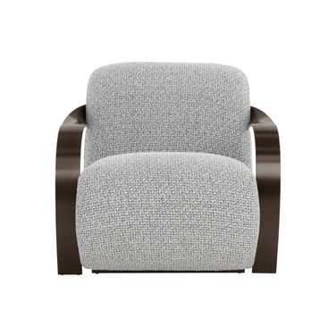 Sonesta Lounge Chair In Dark Bronze and Helios Check Black