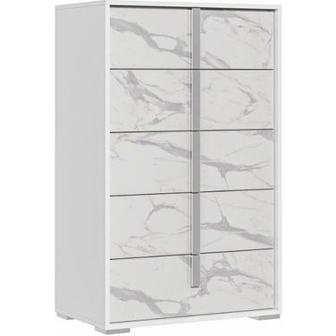 Sonia Chest In White and Grey