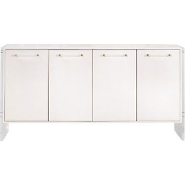 Sonia Media Sideboard In Pearl Shagreen