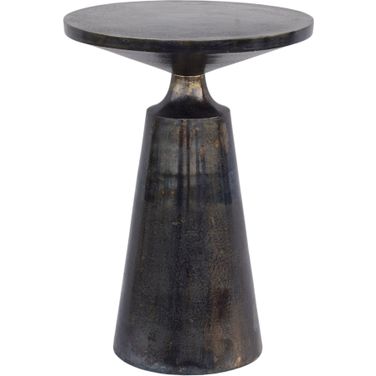 Sonja Charcoal Grey Round Accent Table