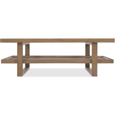 Sonnet Rectangle Cocktail Table In Medium Wood