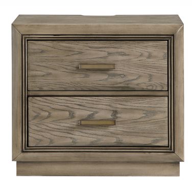 Sonoma 2-Drawer Nightstand In Gray