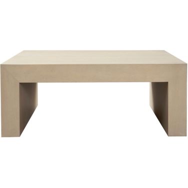 Sonoma 40 Inch Square Wood Cocktail Table In Light Natural Grey Wash Finish