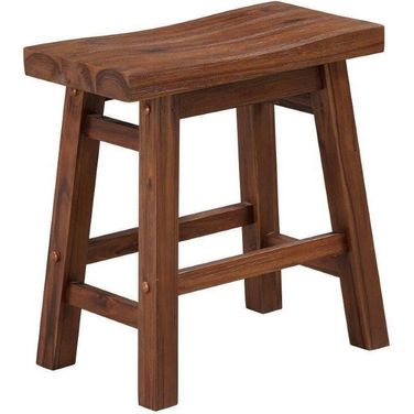 Sonoma Saddle 18 Inch Stool Set of 2 In Chestnut Wire-Brush