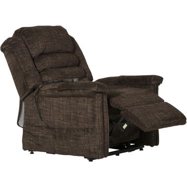 Soother Power Lift Recliner In Chocolate