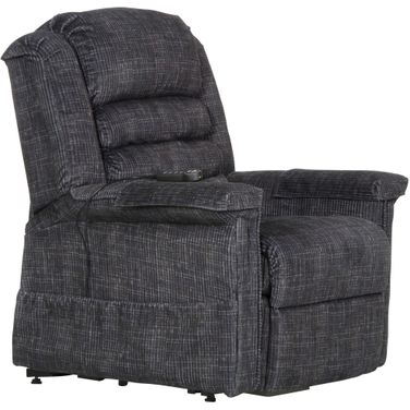 Soother Power Lift Recliner In Smoke