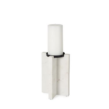 Sophia Medium Candle Holder In Marble