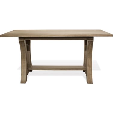 Sophie Natural 76 Inch Counter Height Table