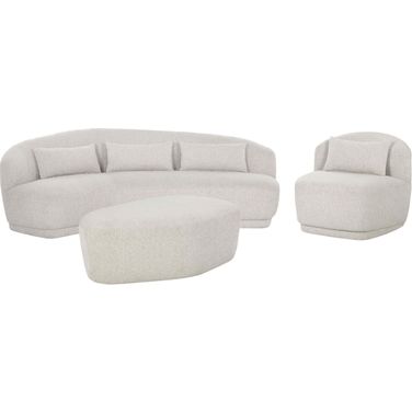 Soraya Dove Cream Living Room Set