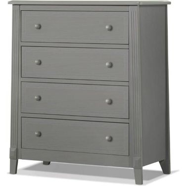 Sorelle Berkley 4 Drawer Chest In Weathered Gray