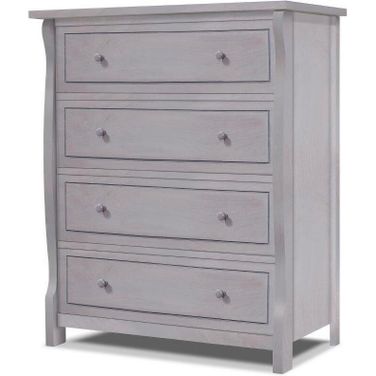 Sorelle Princeton Elite 4 Drawer Dresser In Weathered Gray