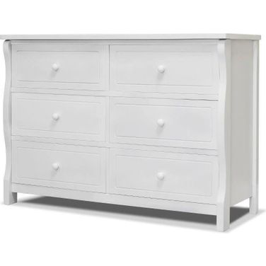 Sorelle Princeton Elite Double Dresser In White