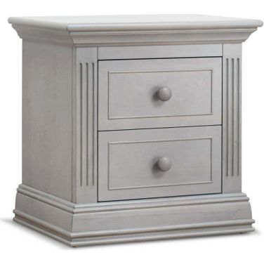 Sorelle Providence Nightstand In Stone Gray