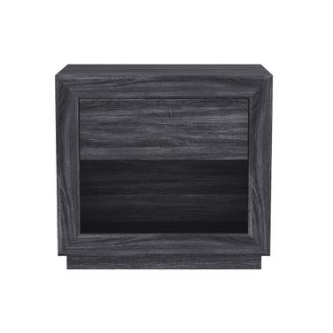 Soren 26 Inch 1-Drawer Nightstand In Charcoal Gray