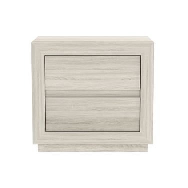 Soren 26 Inch 2-Drawer Nightstand In Whitewashed Oak
