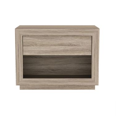 Soren 32 Inch 1-Drawer Nightstand In Natural Oak