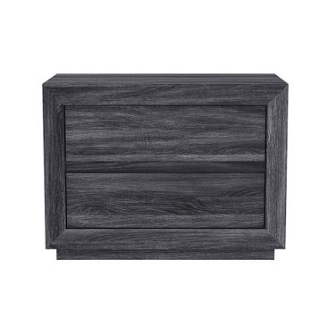 Soren 32 Inch 2-Drawer Nightstand In Charcoal Gray