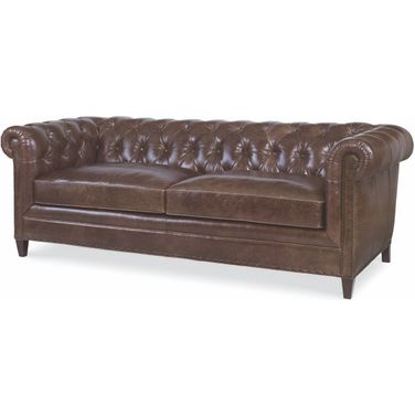 Sorenson Tufted Sofa In Espresso