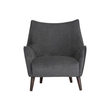 Sorrel Lounge Chair In Polo Club Kohl Grey and Abbington Black