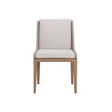 Sorrento Dining Chair In Drift Brown and Palazzo Cream