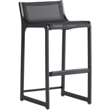 South Beach Bar Stool In Obsidian