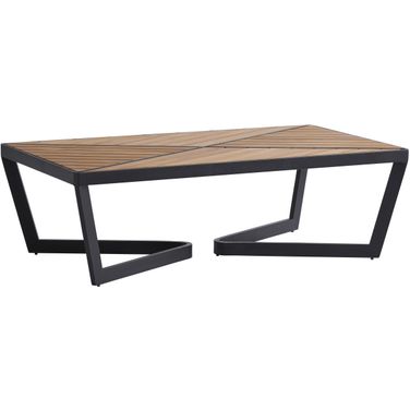 South Beach Rectangular Cocktail Table In Obsidian
