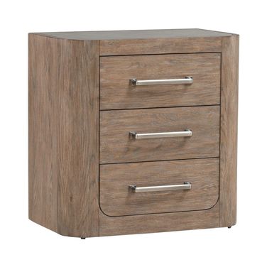 South Bend Nightstand with Charging Station In Brown